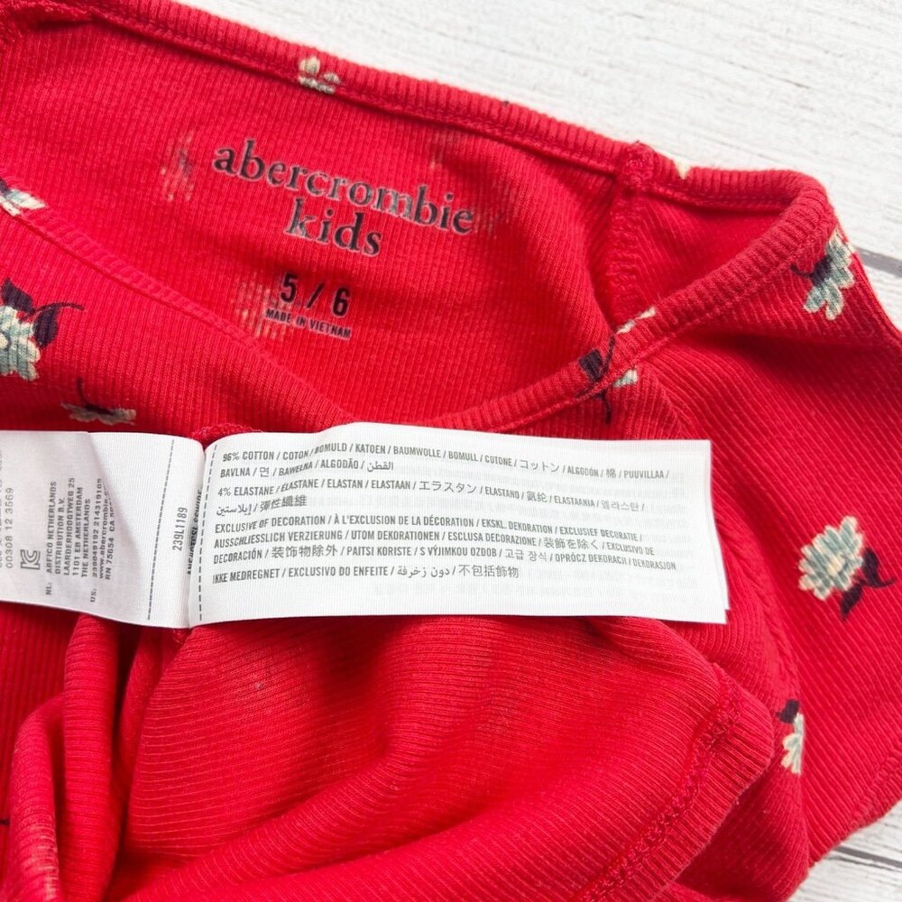 Abercrombie Kids Floral Ribbed Shirt - Picture 2 of 3